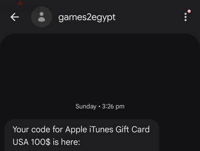 Apple Itunes gift card USA 100$ - ابل ايتيونز امريكي