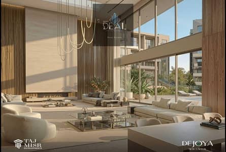 Own a Luxury Villa with a private pool in the highly sought-after De Joya 4 Compound in the New Capital, directly on the Central Axis, with a 40% disc