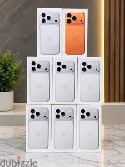 ايفون 17 برو جديد بالضمان متبرشم احسن سعر في مصرiPhone 17 pro 265