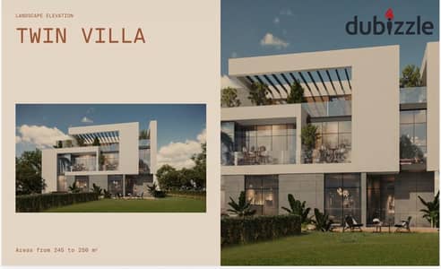 Twin House area 245 meters in the heart of New Zaied directly on the Dabaa with only 5% down payment and installment over 12 years