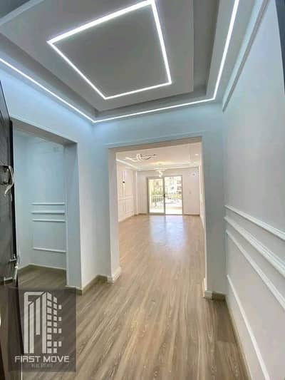 A fully finished apartment for sale with a large cash discount and installment over 8 years in the Fifth Settlement, Maya Compound with a minimum down payment required, Al Rehab and minutes from Hyde Park
