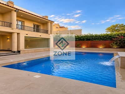 Villa for sale in Madinaty Model W with a swimming pool ultra super lux finishing with elevator and wide garden view