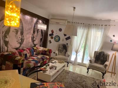 شقة للبيع بجاردن 120 متر في كمبوند حدائق المهندسين - الشيخ زايد - تشطيب كامل