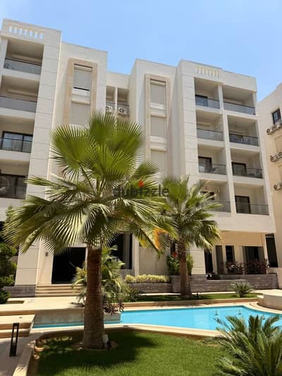 شقة للبيع 125م متشطبة تشطيب فندقى بالتكييفات و المطبخ  - قدام Open Air Mall و مدينتى   ( كمبوند ALJAR )