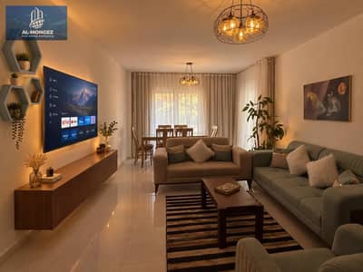 Furnished 100 sqm apartment for rent in Madinaty, one of the most prestigious compounds in New Cairo.