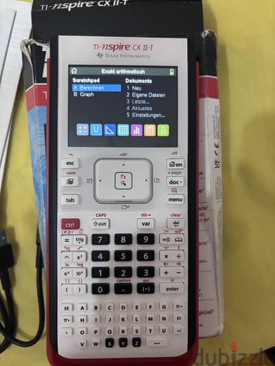 آلة حاسبة تكساس TI-Nspire CX II-T GTR علمية ورسومية