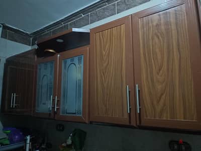 دولاب مطبخ قطعة واحدة فوق