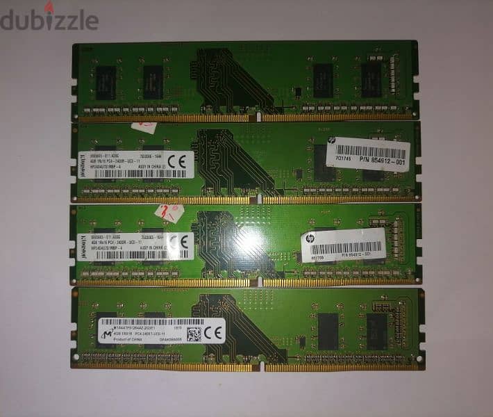16G Ram ddr4 4×4 2400Hz 2