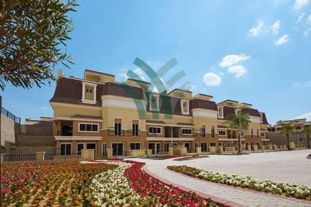 SVilla Corner for Sale in Sarai Compound by Madinet Masr- Ready to move in-Prime Location inside the compound-Direct view of villas El mostakbal city.