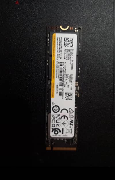 Nvme Samsung 512 Gen 4.0 x4