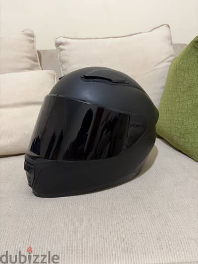 خوذة دراجة نارية سوداء JOF GEAR WS-607