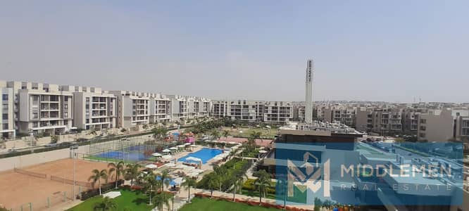 شقه 195متر جاردن 70متر متشطبه بالكامل بالفرش جاهزه للاستلام فيفث سكوير القاهره الجديده المراسم fifth square almarasem