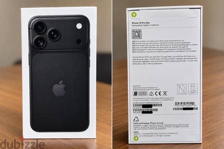 iPhone 18 Pro Max 256GB جديد ومتبرشم – إصدار أوروبي