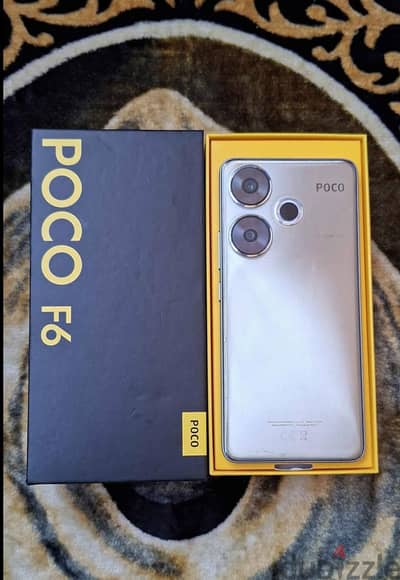 Xiaomi Poco F6 بكل مشتملاته الاصلية استخدام خفيف