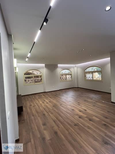 Unfurnished 270-square-meter apartment with high-end ("super luxe") finishes, available for rent for either residential or administrative use