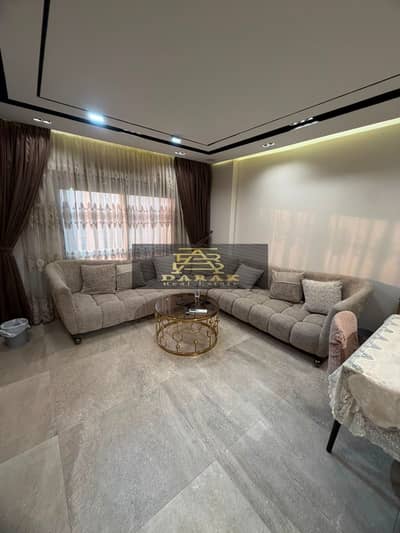For lovers of luxury and royal views. . A furnished apartment with hotel furniture overlooking the stream in Madinaty