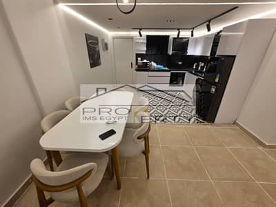 Apartment for sale in Bay View compound, 114 sqm plus a 40 sqm private garden (3 bedrooms). The apartment is fully furnished and equipped.