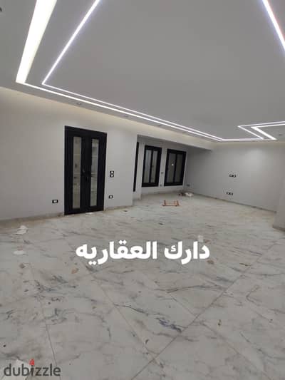 شقه للايجار مساحه 190 متر تشطيب الترا سوبر لوكس بزهراء المعادي المعراج العلوي
