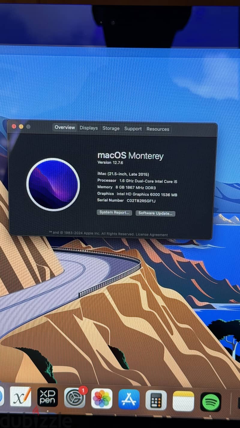 IMac 21.5” Late 2015 Perfect Condition, 1TB, Intel Core i5, 1