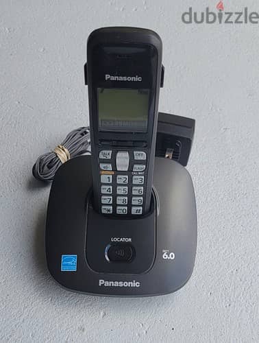 هاتف لاسلكى للخط الارضى من باناسونيك KX-TG6511-BX بحالة ممتازة