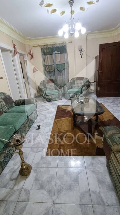 Furnished Apartment for Rent | 120m | Mahat Masr (Republic Square St. - Fully Air Conditioned)