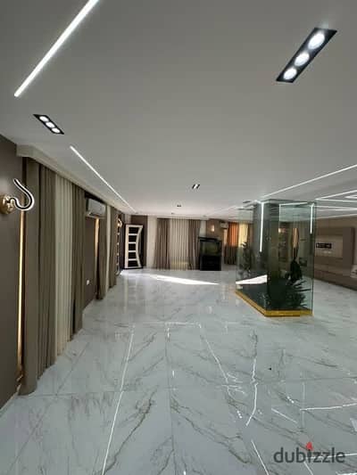 For sale an apartment with an area of 280 meters on the ground with a garden, ultra luxury finishing - West Somid - 6 October 6th of October