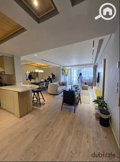 View and move in immediately with a down payment of EGP 500,000. A fully finished two-bedroom apartment in Mar Ville New Zayed Compound by Al Marasem.