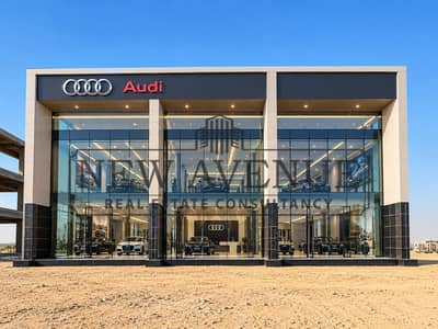 Car showroom strategically located directly on the Youssef El Sebai Axis New Cairo