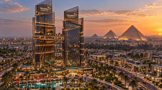 استثمار بالدولار غرفة فندقية للبيع أمام الأهرامات متشطبة بالفرش وتقسيط على 10 سنين