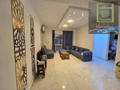 Apartment for rent furnished at a bargain price, Al-Mustaqbal Towers, Sheikh Zayed, annual contract