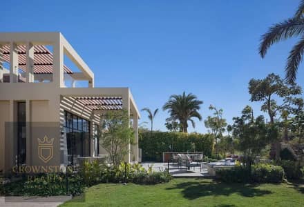 Villa with private pool, large area for sale in prime location in Compound O West, next to Mall of Egypt and near New Giza and Palm Hills Sheikh Zayed