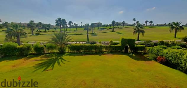 Twin house with air conditioning and kitchen directly overlooking the golf . ready to move in Rabwa, next to Allegria Beverly Hills and near Arkan