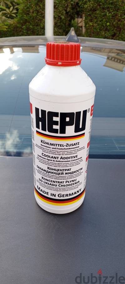 Hepu p999-g12 radiator coolant, 1.5 litre مياه ردياتير الماني ١,٥ لتر