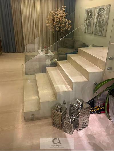 Twin House Modern For rent in Mivida , semi Furnished , 4 bed room