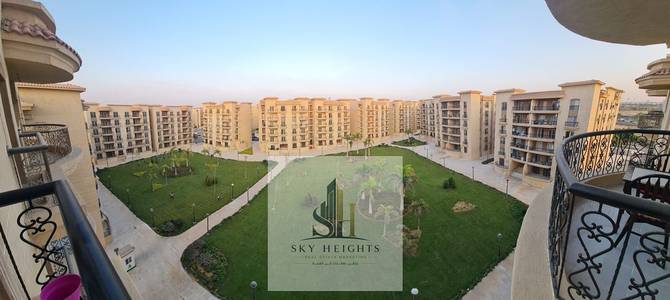 Furnished apartment for rent in Rehab City, prime location near all services, stunning wide garden view, at a great price.