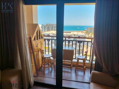 Sea View Furnished 1BR Apartment for Sale in Al Dau Heights, Promenade, Hurghada