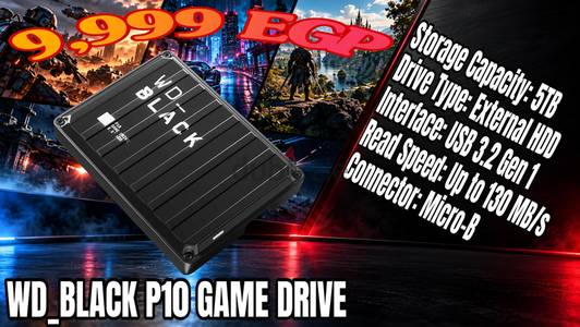 WD_BLACK P10 Game Drive 5TB