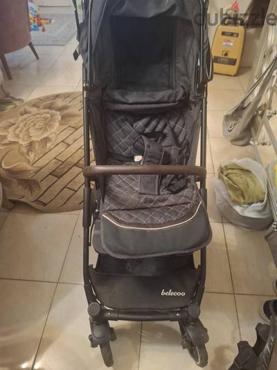 عربة اطفال  كالجديده