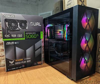 Gaming Pc Ryzen™ 9-9900X RTX 5060ti 16gb تجميعة جيمنج