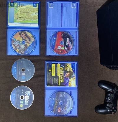 playstation 4 , 1 tera , 5 games
