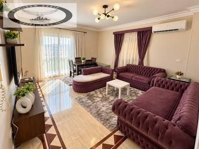 Fully furnished, hotel-style, and fully air-conditioned apartment for rent in the First District (Al-Hay Al-Awwal) of New Cairo (Fifth Settlement).
