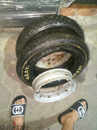 فردتين كاوتش فسبا بالجنوط. خاله جيده جدا