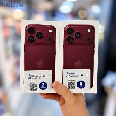 iPhone 18 Pro 512GB Burgundy -  جديد متبرشم  -  ضمان محلي سنتين