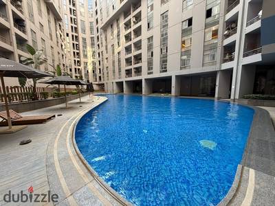 Apartment for sale, open view, panoramic hotel entrances at the highest level, open view, Crystal Plaza Complex for the elite, in front of Carrefour Zahra Al-Maadi
