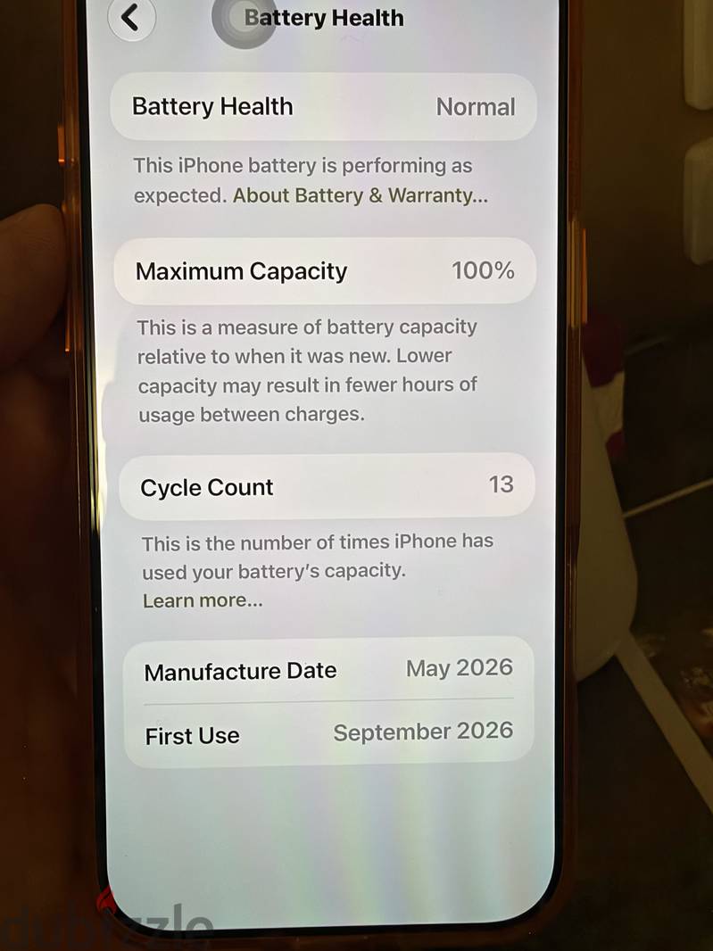 Apple - iPhone 17 Pro Max 256 g 13 count cycle like new 1