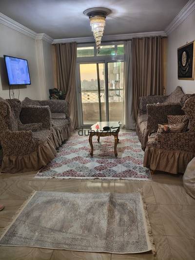 Furnished apartment for rent, Al-Malek Al-Saleh Corniche, prime location just steps to the corniche and all services, transportation, and near the metro.