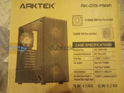 Gaming PC للبيع – RTX 3050 6GB + Ryzen 3 4100 مع العلب داخل الضمان