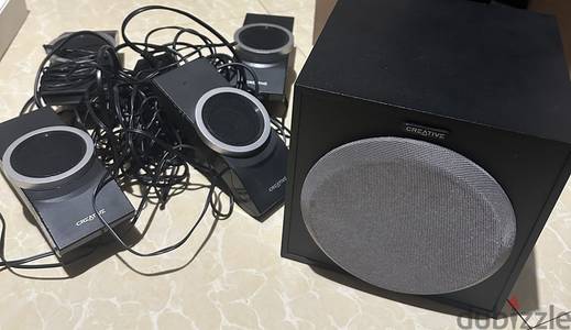 Creative subwoofers with 4 speakers سماعات بصبووفر