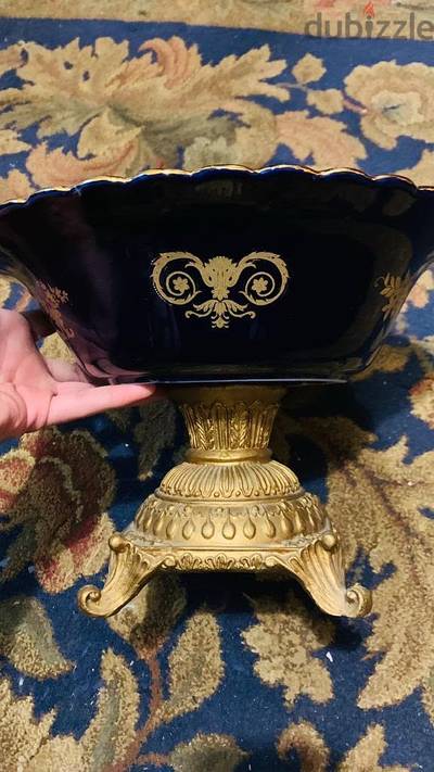 طبق تقديم أنتيك فرنسي Limoges أصلي – William Guérin & Co