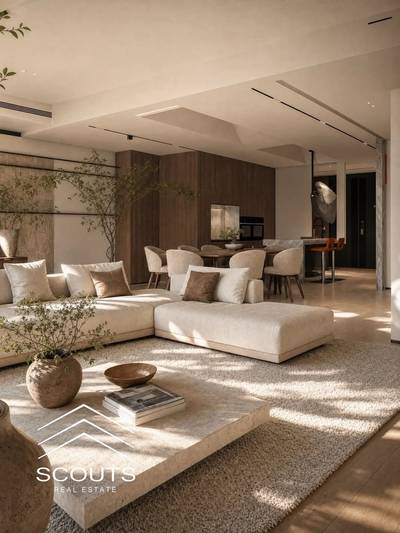 Apartment for sale in Taj City Compound, Fifth Settlement, 114 square meters, with a 50% discount from the old price. Prime location with a landscape